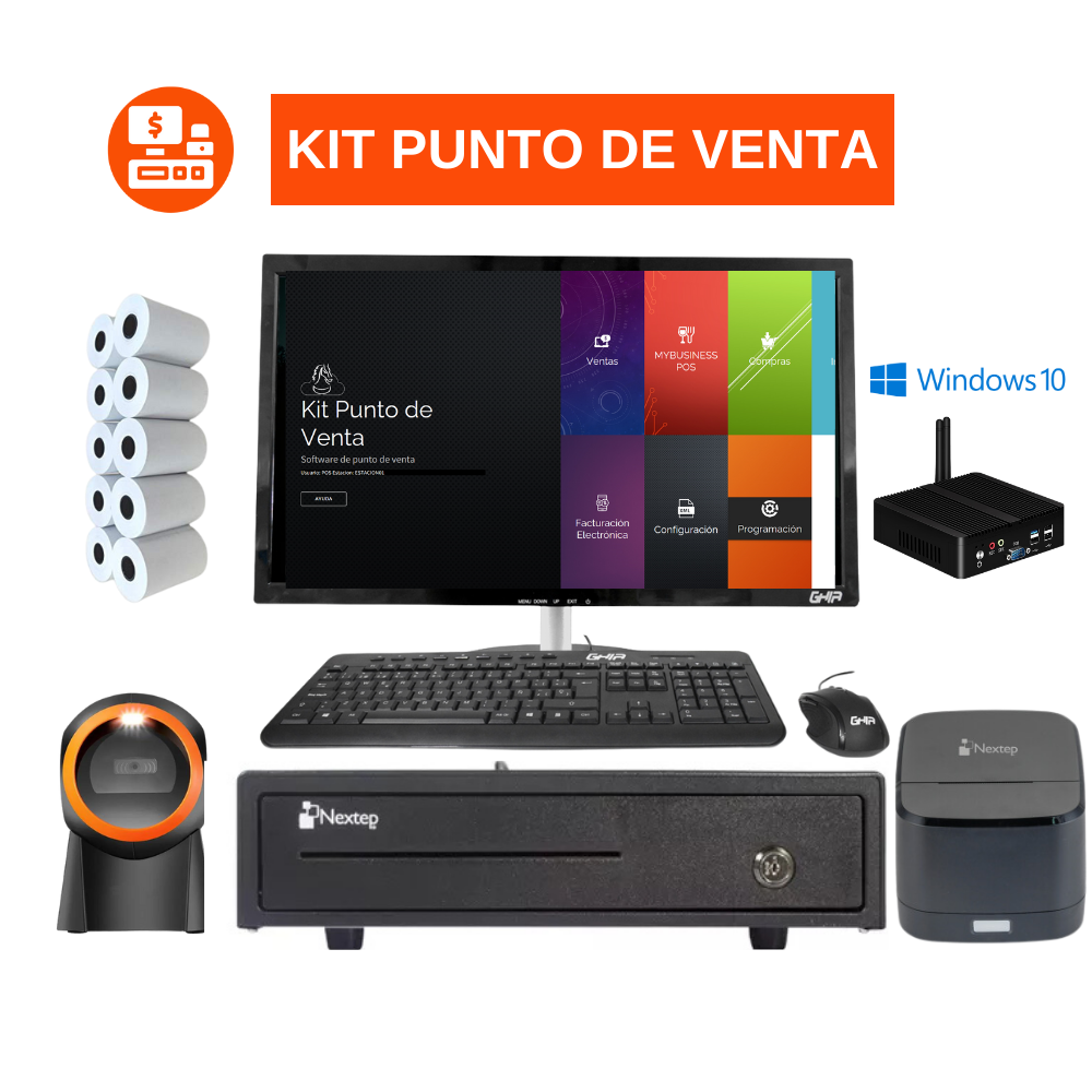 Kit Punto De Venta + Computadora Completa Impresora 58mm*