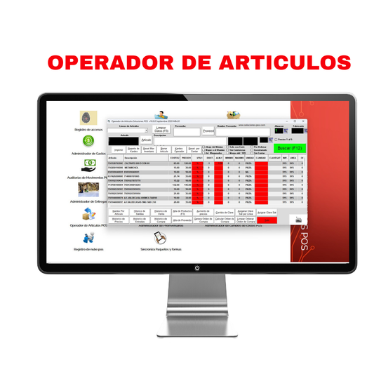 Módulo Operador de Artículos para MyBusiness POS